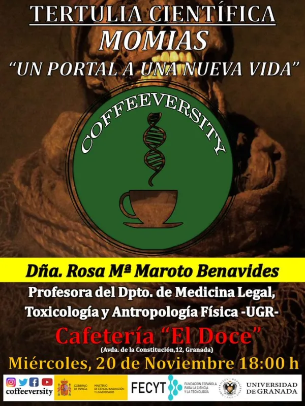 Tertulia Científica: Momias "Un portal a una nueva vida"