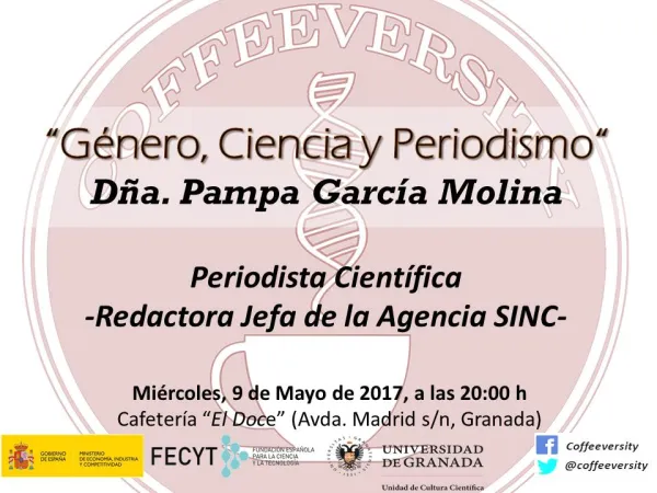 Tertulia científica: Género, Ciencia y Periodismo